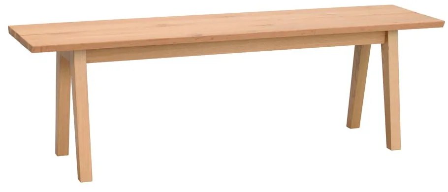 Дървена пейка за хранене в дъбов декор , 144 x 38 cm Melfort - Rowico