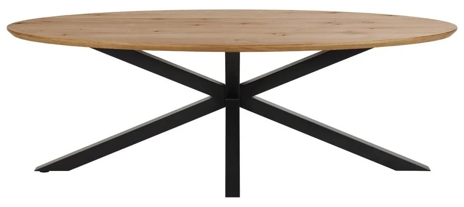 Трапезна маса с дъбов плот 100x220 cm Heaven – Actona