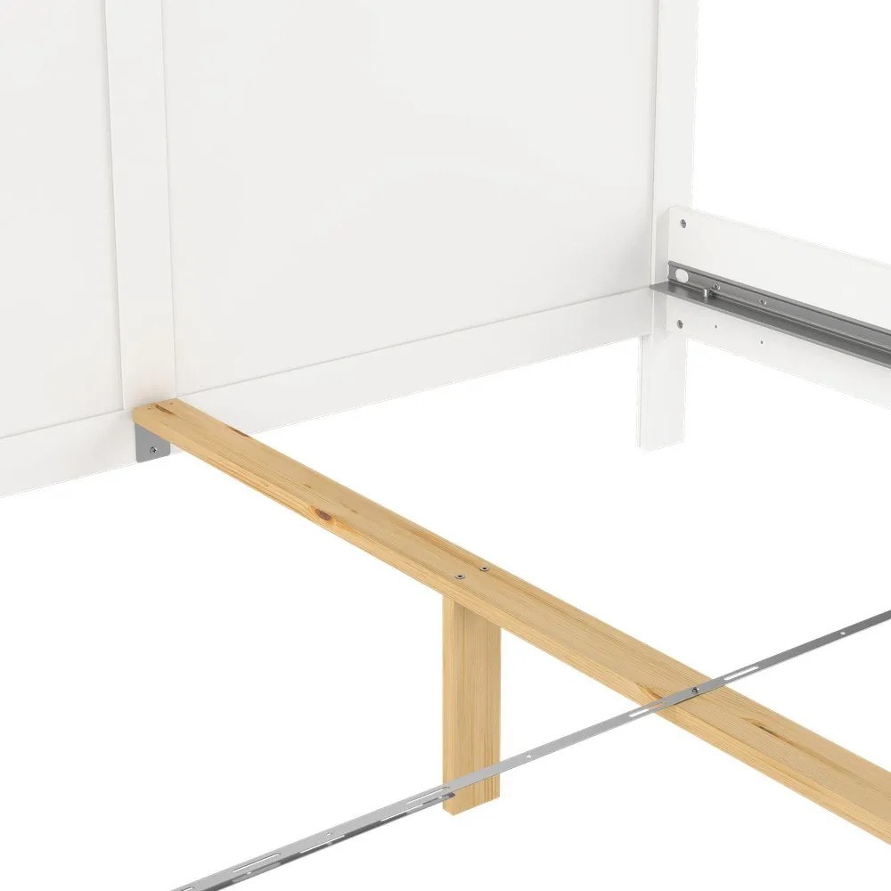 Бяло двойно легло 160x200 cm Paris – Tvilum