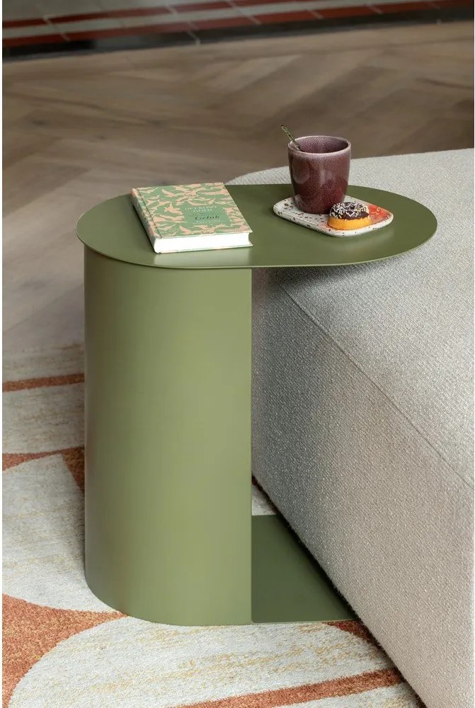 Метална странична масичка Riqueza Oval – Leitmotiv