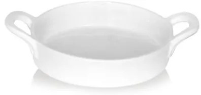 Horecano - Порцеланова шола овална с дръжки ф15см (H016) - Китайски порцелан