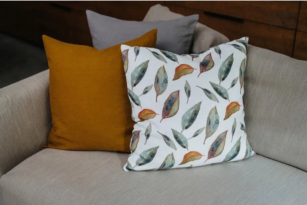 Ленена калъфка за възглавница 50x50 cm Golden Fall – Linen Tales