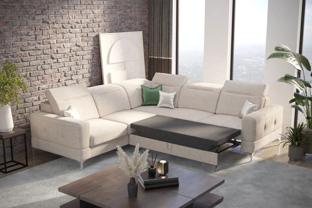 Ъглов диван Melindo Max-Ekrou-Left