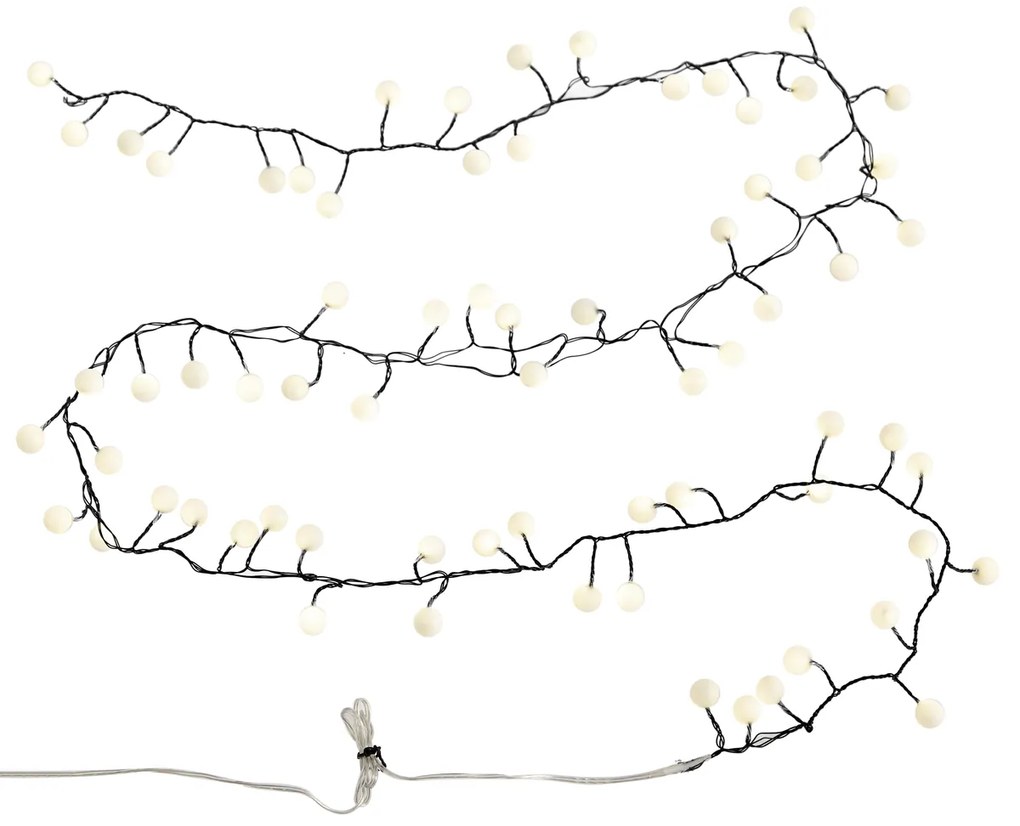 Коледни лампички зелени със 70 бели светодиода 3,5 м IP20 - Dasher