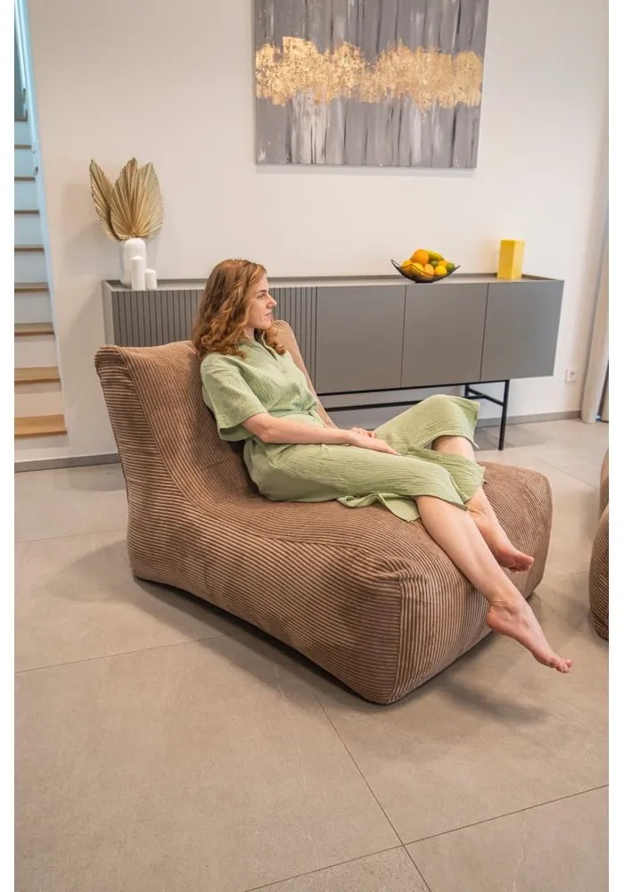 Тъмносив пуф Lounge 100 – SLOWDOWN