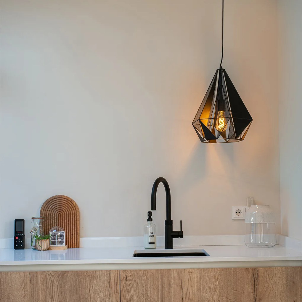 Индустриален висящ аплик черен с мрежа - Carcass