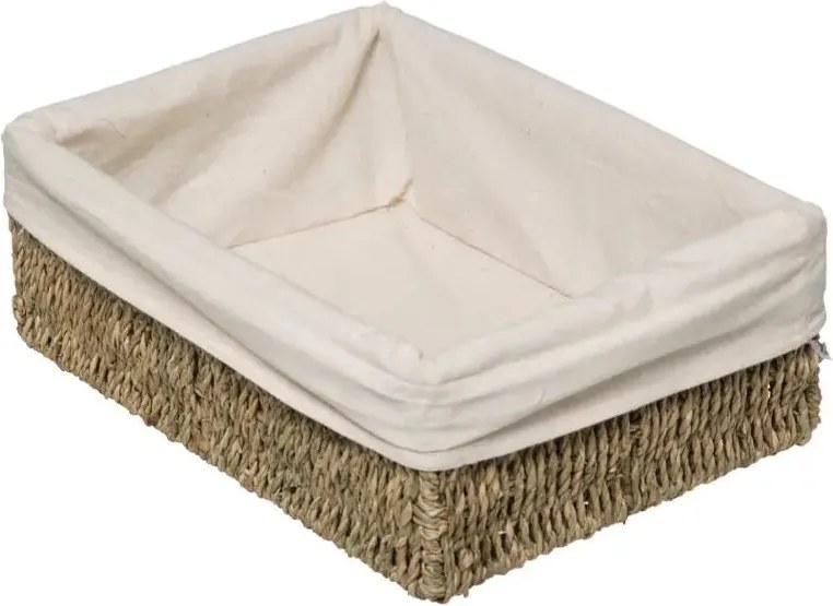 Комплект от 2 коша за съхранение 5five, Ротанг и памук