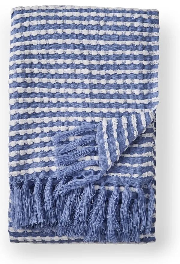 Синьо одеяло 125x150 cm Stab Stitch – Catherine Lansfield