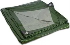 Брезент зелено-сребърен 10x20 м 130 г/м2