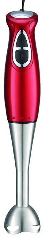 Ръчен пасатор ZEPHYR ZP 1112 PSR, 300W, 2 скорости, Стоманен накрайник, Червен