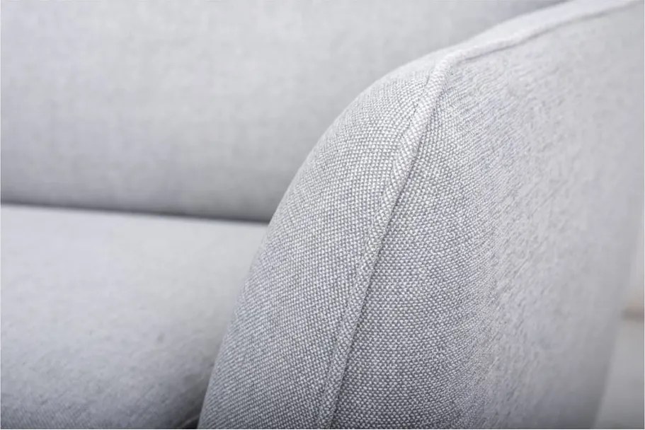 Светлосив ъглов диван (ляв ъгъл) Oslo - Scandic