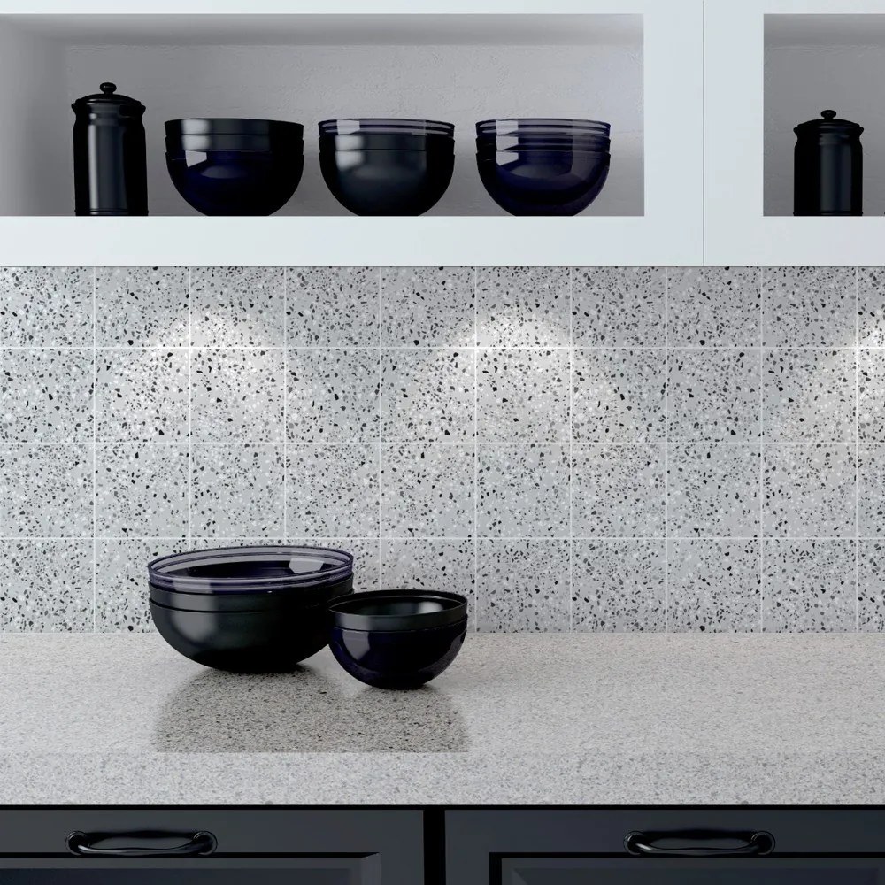 Стикери в комплект на плочките 60 бр. 10x10 cm Terrazo – Ambiance