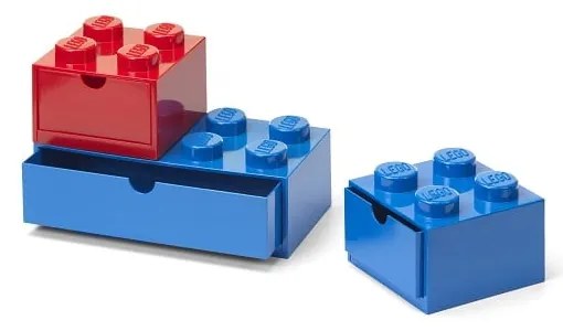 Пластмасови детски кутии за съхранение в комплект от 3 броя Multi-Pack - LEGO®