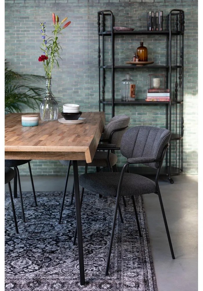 Светлосиви трапезни столове в комплект от 2 Jolien - White Label