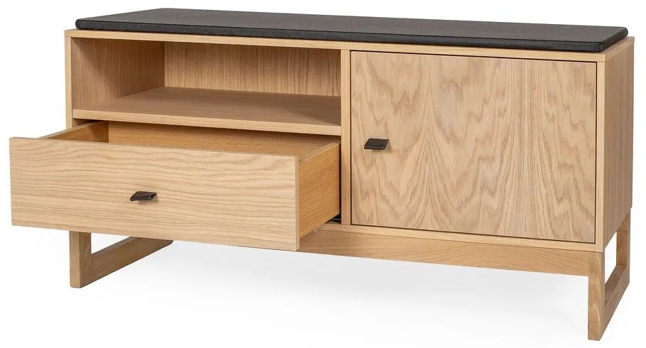 Пейка с място за съхранение Slussen - Woodman