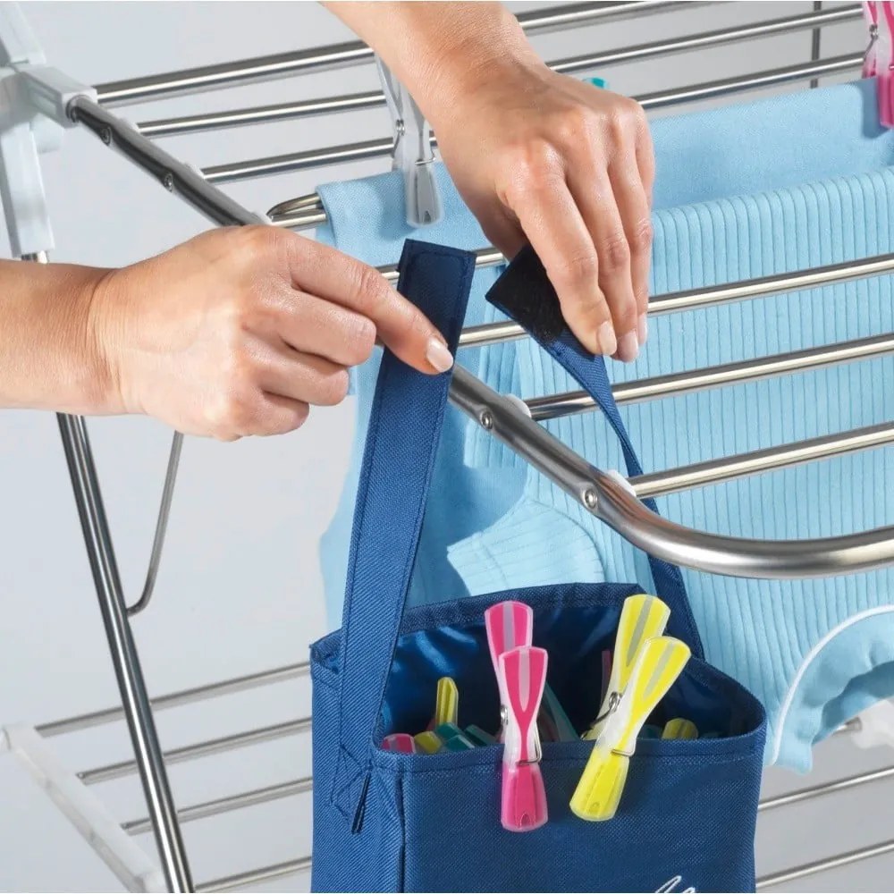 Синя кошница за закачане на дрехи Peg - Wenko