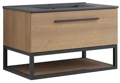 Конзолен PVC шкаф ICP 8050-039 СИМОН, Inter Ceramic, 81x46x52см