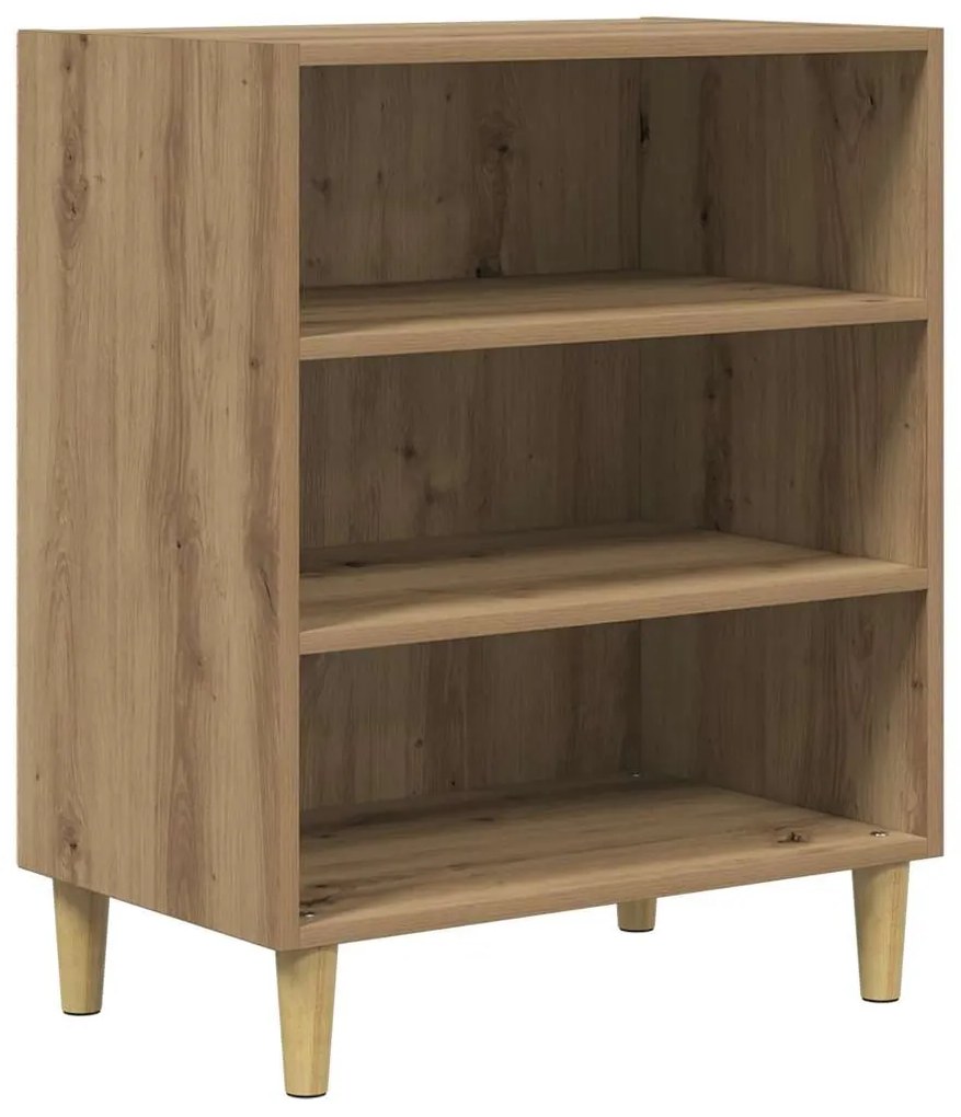 856469 vidaXL Сайдборд, дъб артизан, 57x35x75 см, инженерно дърво