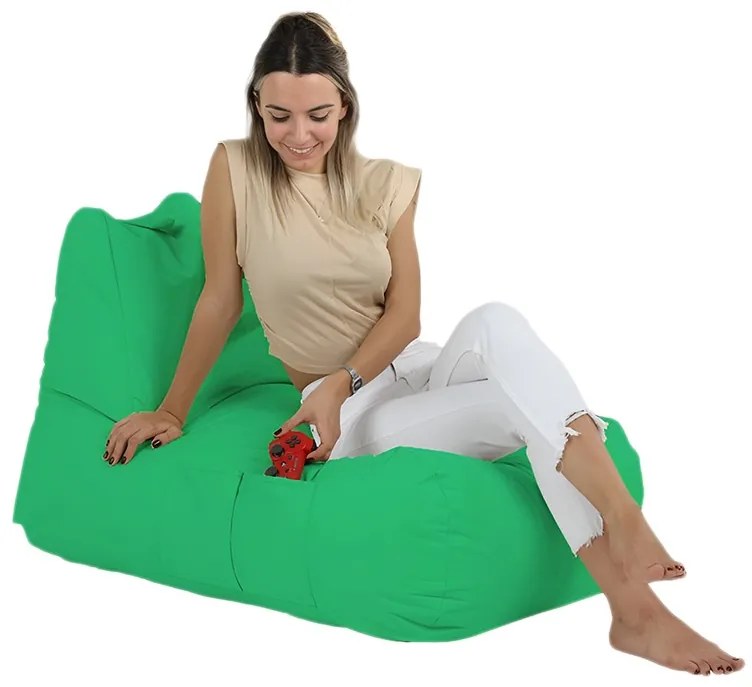 Градински пуф Trendy Comfort Bed Pouf, цвят Зелен