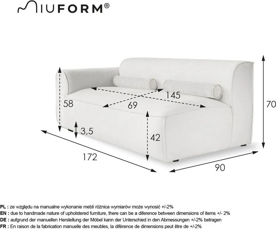 Зелен модулен диван (ляв ъгъл) Flex Felix – Miuform