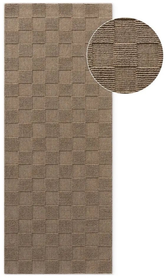 Кафява ръчно изработена вълнена пътека 80x200 cm Scala – Villeroy&amp;Boch