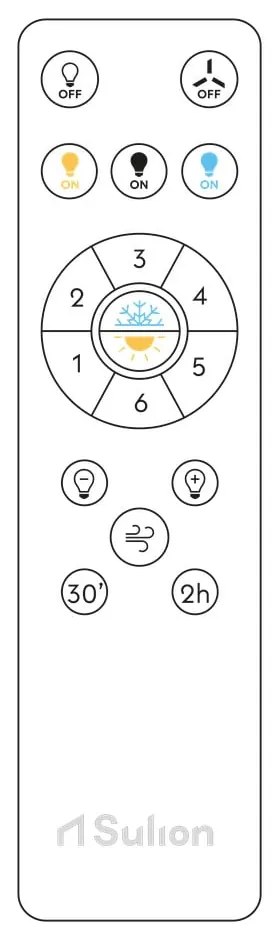 Бяло LED осветително тяло за таван ø 15 cm Rainbow – SULION