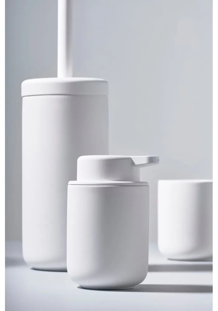 Бял керамичен дозатор за сапун 250 ml Ume - Zone