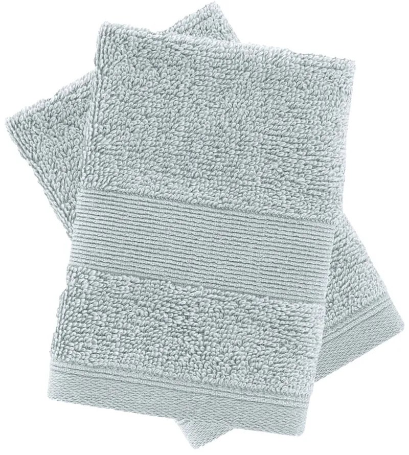 Светлосиви памучни кърпи в комплект от 2 бр. от тери 30x30 cm Anti-Bacterial – Catherine Lansfield