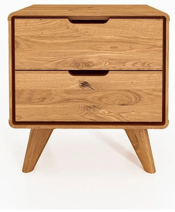 Нощно шкафче от дъбова дървесина Greg - The Beds