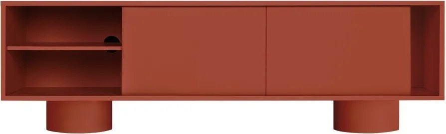 Теракотена маса за телевизор 160x48x42 cm Taro – noo.ma