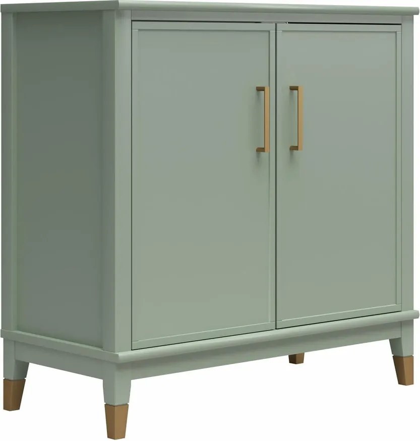 Зелено шкафче 86x85x41 cm Westerleigh – CosmoLiving by Cosmopolitan
