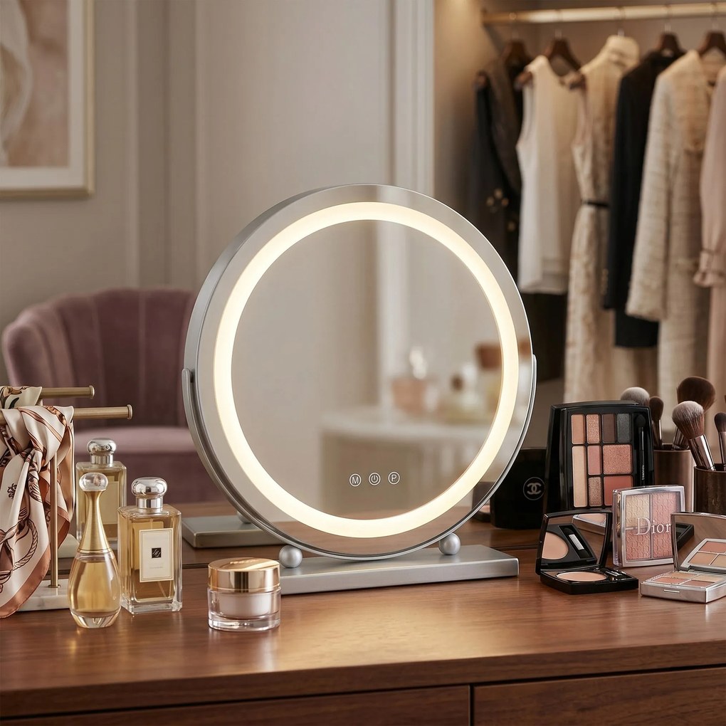 Огледало LED MAKE-UP Chrome 40 cm