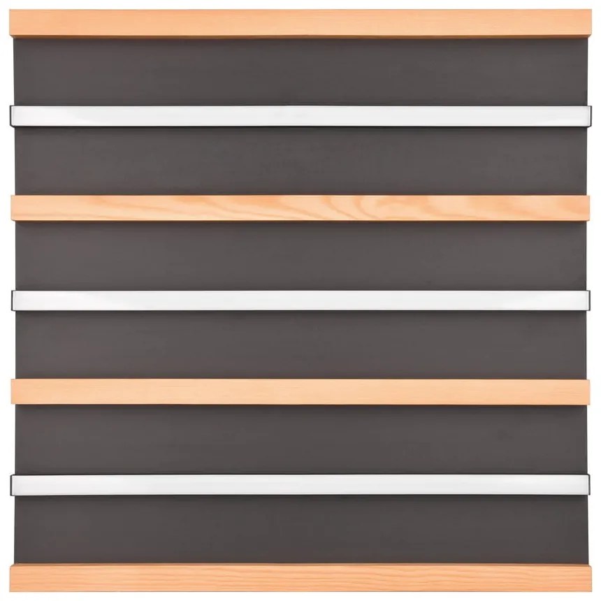 Черно и естествено LED затъмняващо се осветително тяло за таван 6x46 cm Fontana – Trio