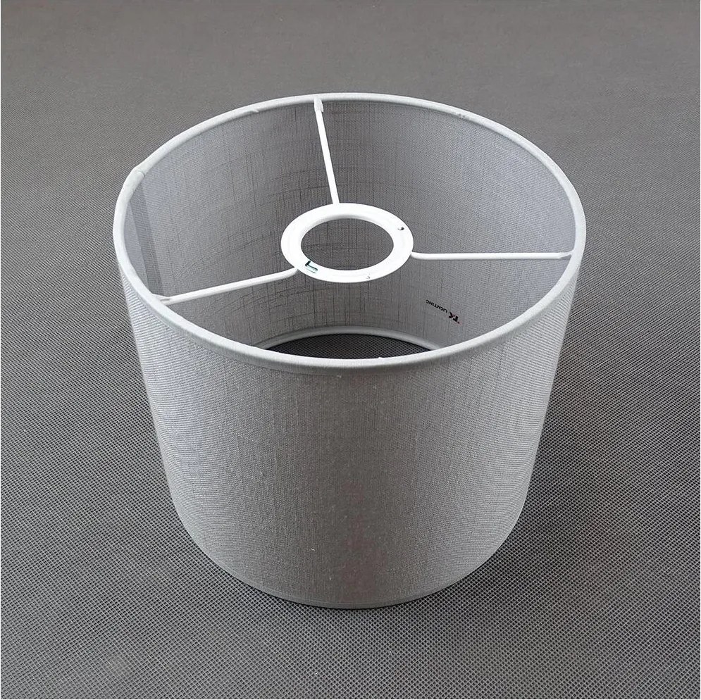 Универсален резервен абажур ROLS E27 17x20 см сив