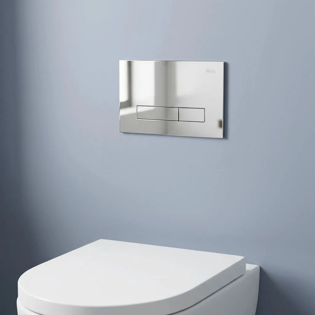 Бутон за тоалетна Rea HD K011A-Q и Slim 024N Chrome
