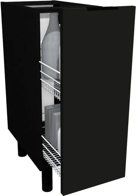 Подов шкаф Italia D15 Cargo-Black