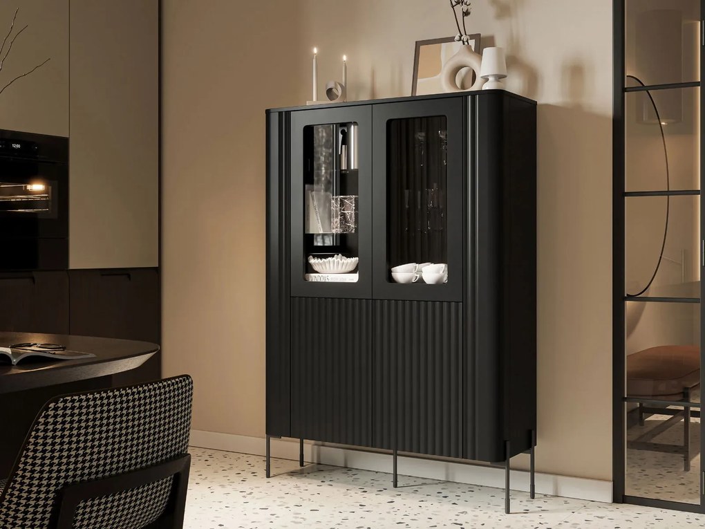 Витрина Vera 110-черна