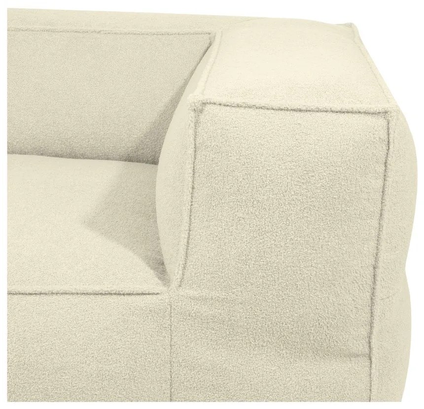 Кремав пуф от букле Mass Corner 150 Left – SLOWDOWN