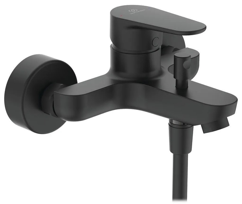 Стенен смесител за вана/душ, CERAFINE O, с аксесоари, BC706XG