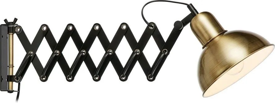 Стенна лампа златна Riggs – Markslöjd