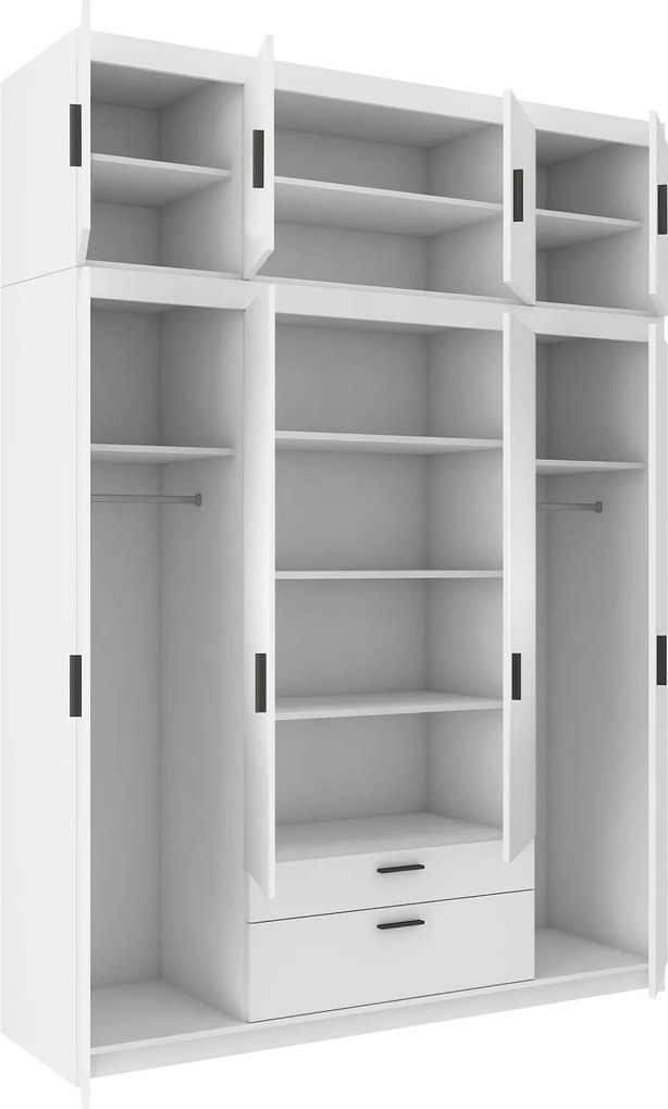 Гардероб четири врати Elena 4D Plus-Сонома