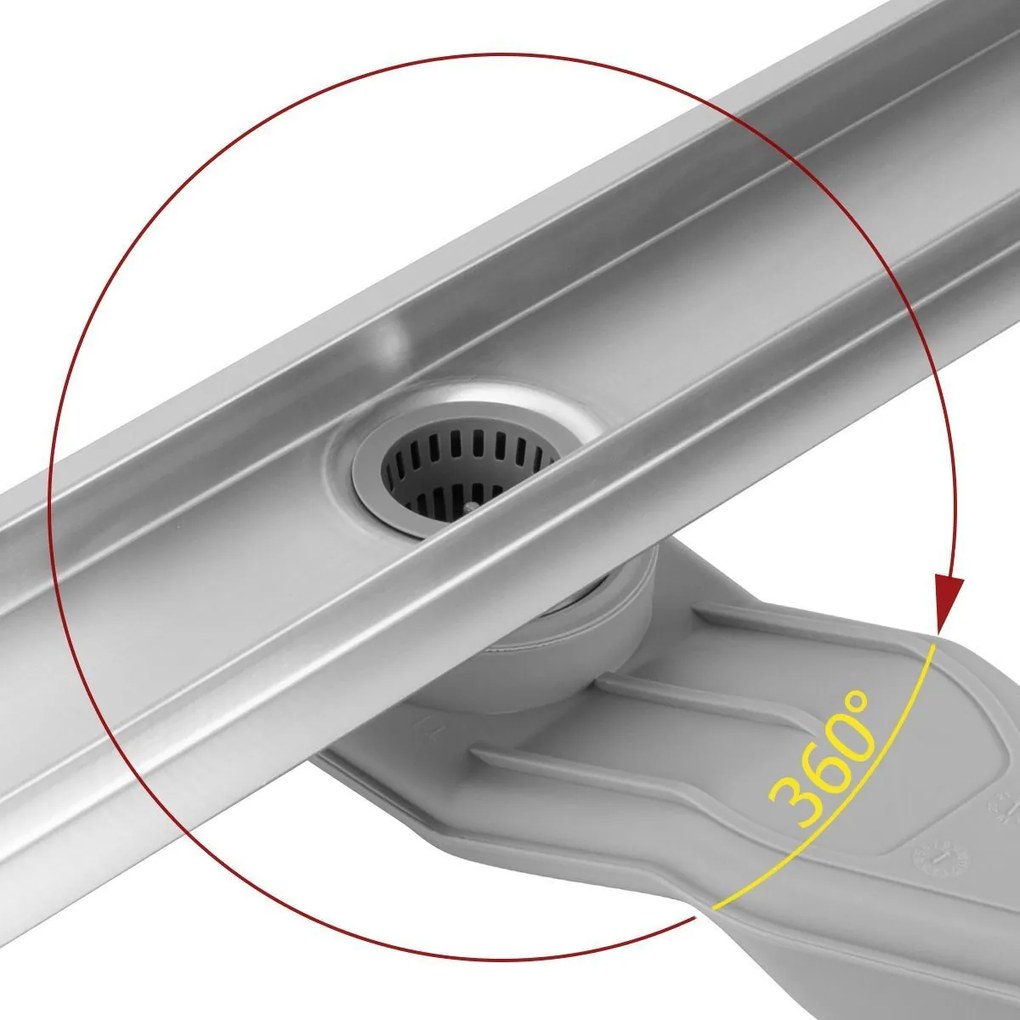 Линеен отводнител REA Neox Superflow BRUSH NICKEL 50