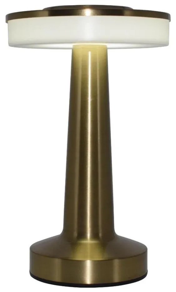 Zuma Line ETLED-53C-SB - LED настолна лампа SONET LED/2,5W/1200mAh златна