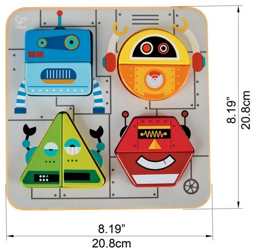 Дървен пъзел - Роботи