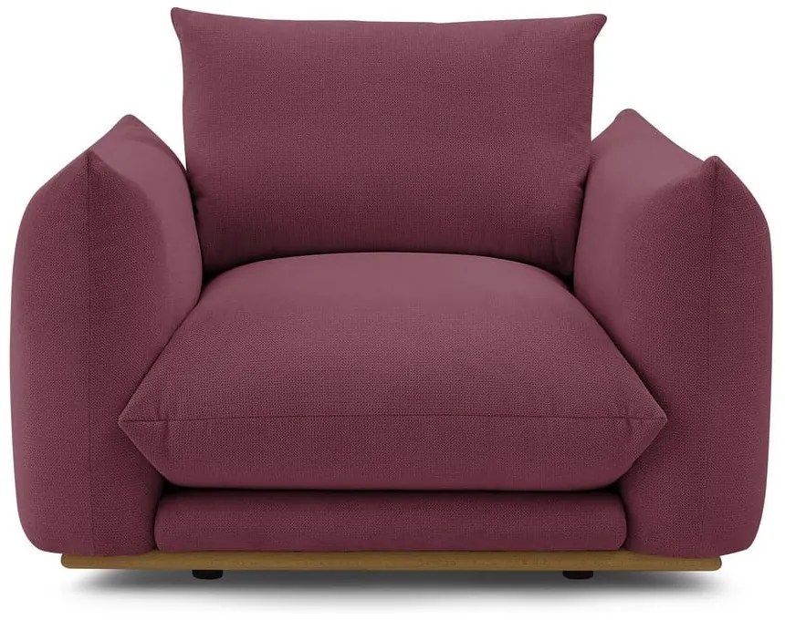 Кресло в цвят бордо Ernest – Bobochic Paris