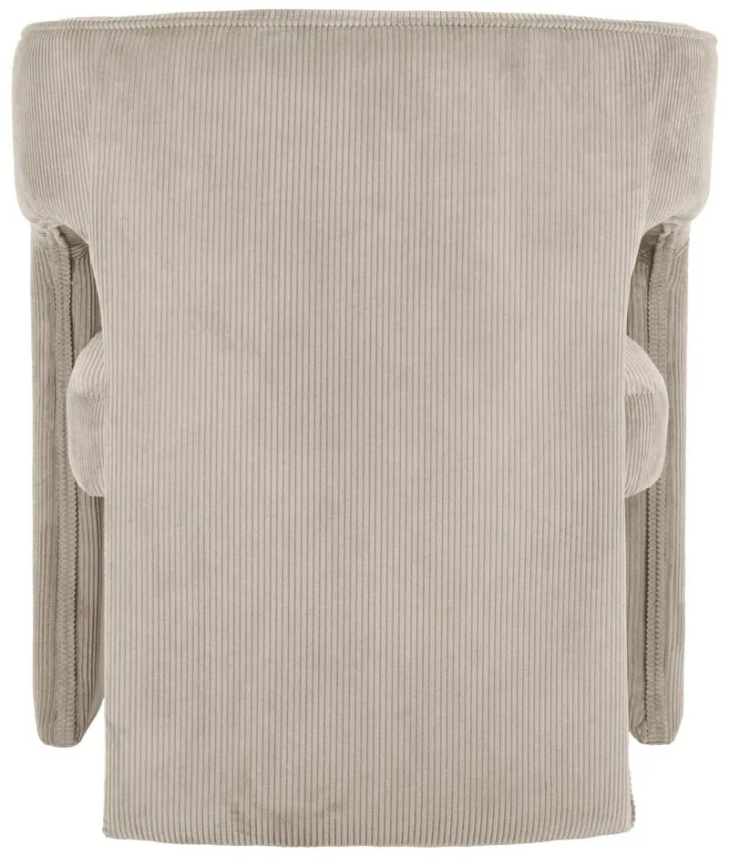 Бежово кресло от рипсено кадифе Vigor – Leitmotiv