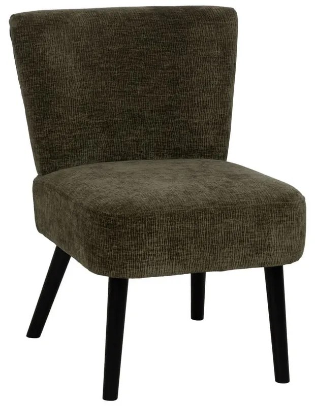 Зелено шенилово кресло – Ixia