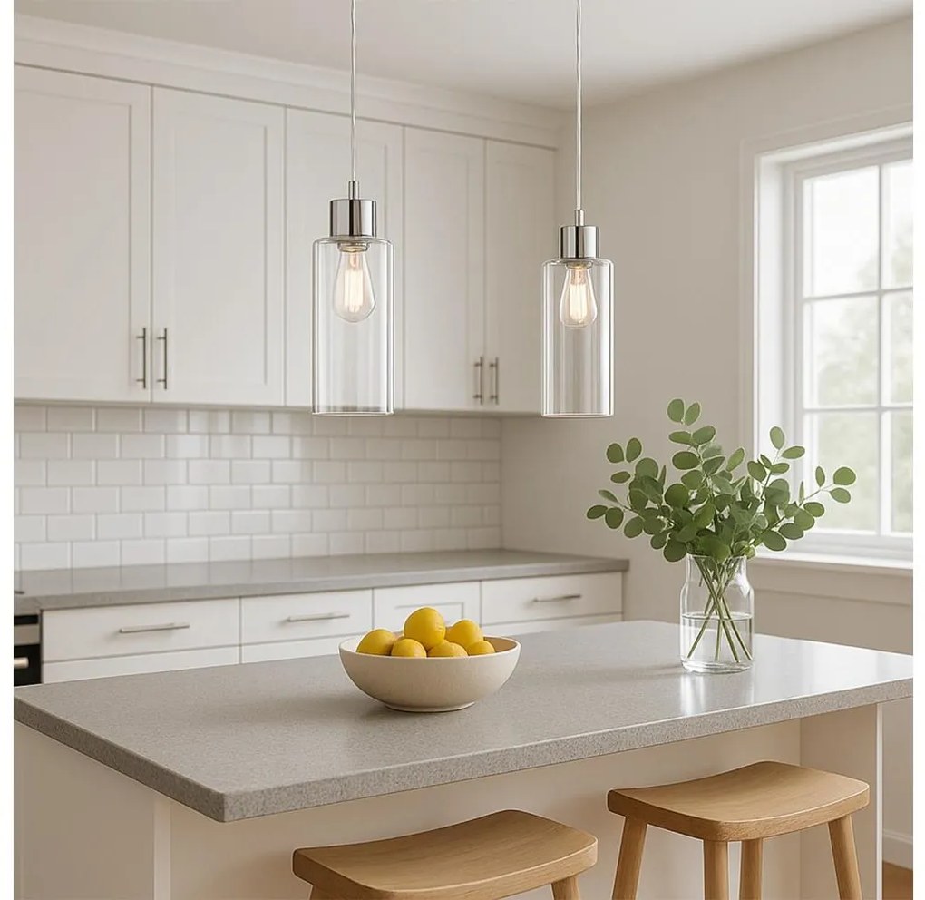 ONLI - Пендел DODO 1xE27/22W/230V лъскав хром