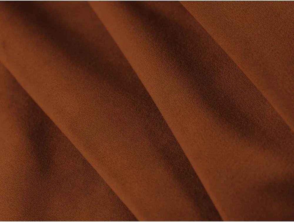 Теракотен кадифен сгъваем диван 209 cm Shannon – Cosmopolitan Design