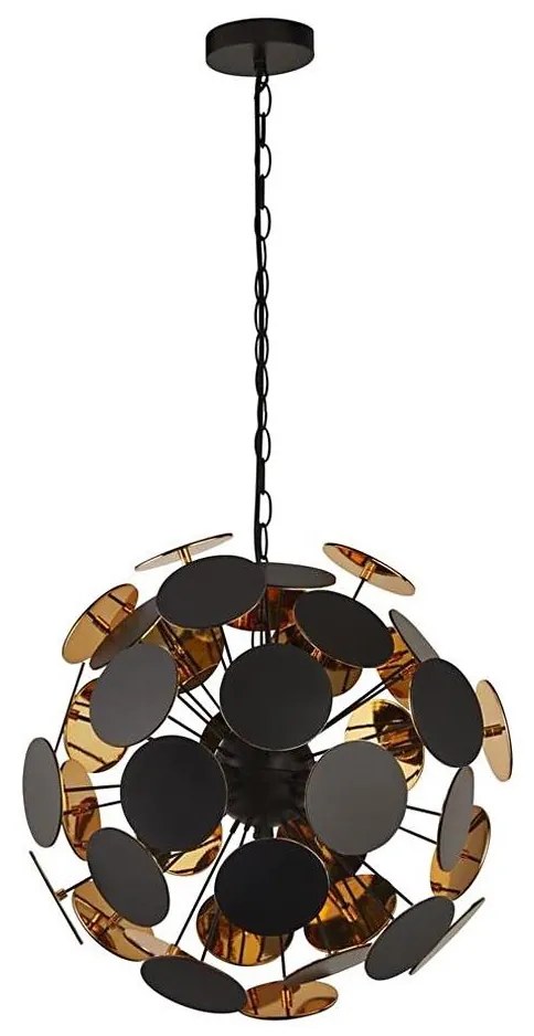 Searchlight 3074-4BG - Подвесен полилей на кабел DISCUS 4xE14/60W/230V